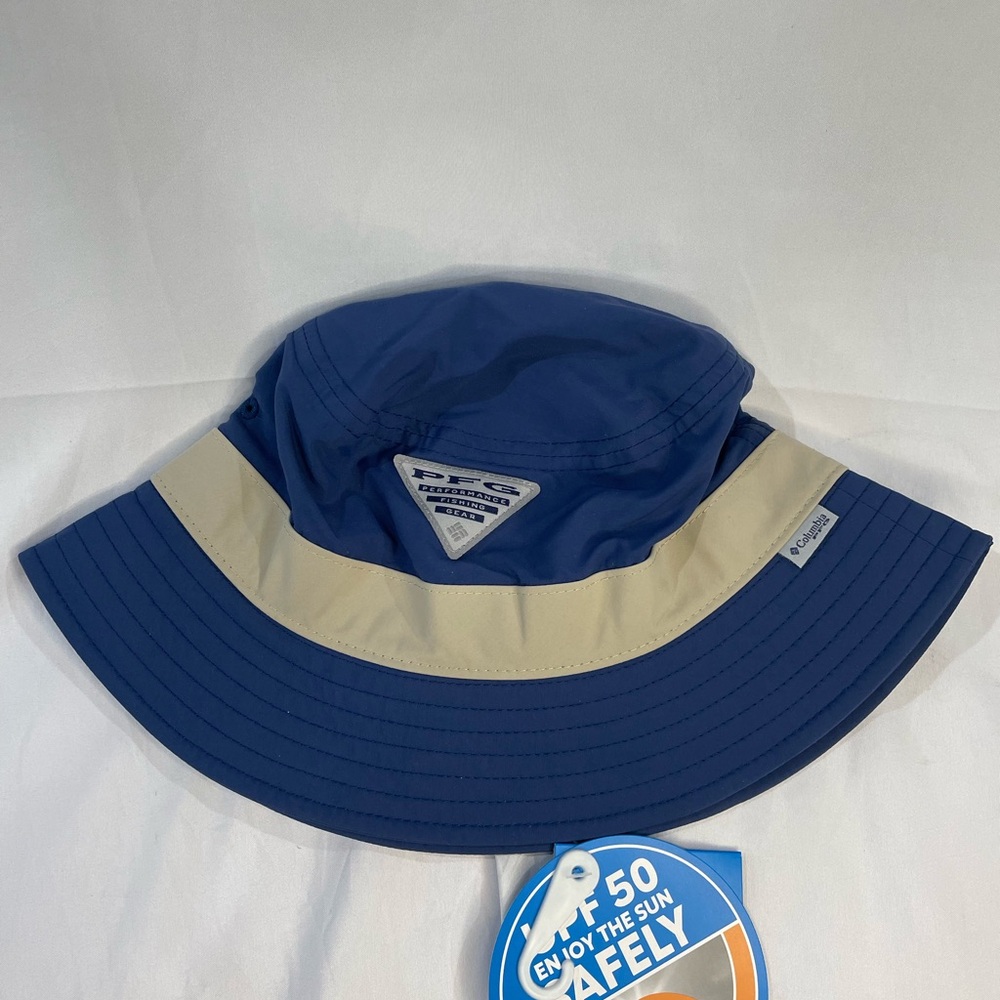 Columbia PFG Slack Tide Bucket Hat Booney Blue Fishing Men's S/M Sun Protection